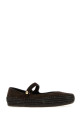 Темно-коричневі замшеві балетки Paula’s Ibiza Rio від LOEWE PAULA’S IBIZA (LBV3466X02) LOEWE PAULA'S IBIZA