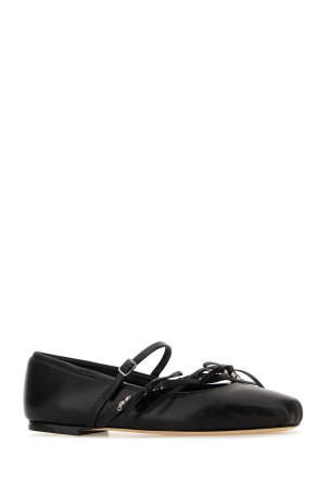 Black nappa leather Loli ballerinas Black JIMMY CHOO (LOLIBALLERINAFNZ)