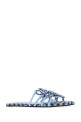Light blue canvas Paula s Ibiza Petal Anagram slippers BLUE LOEWE PAULA'S IBIZA (LPEA465X11)