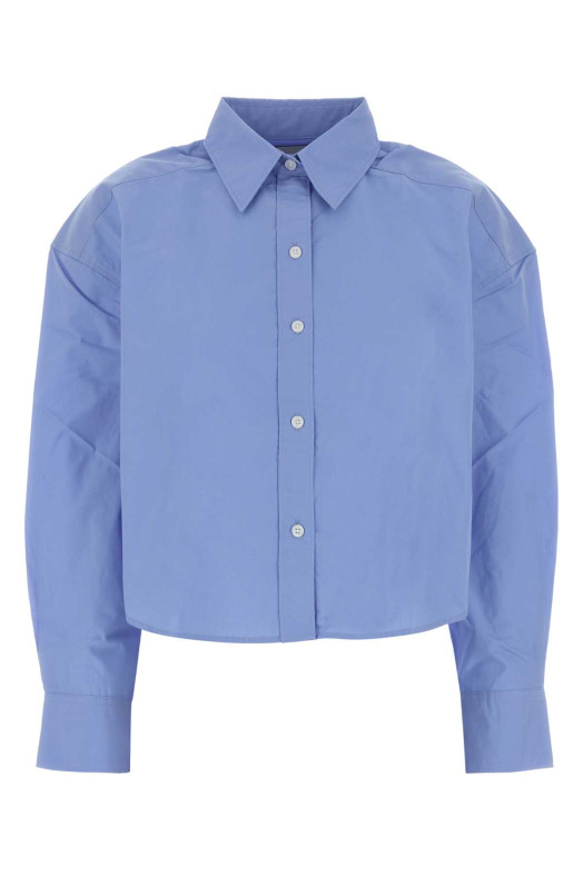 Light blue poplin Crisp oversize shirt CALVIN KLEIN (LV044E170G)