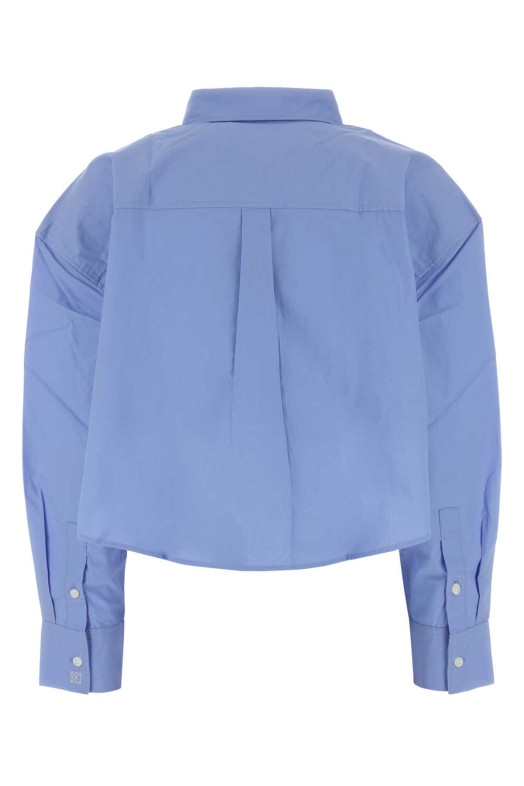 Light blue poplin Crisp oversize shirt CALVIN KLEIN (LV044E170G)