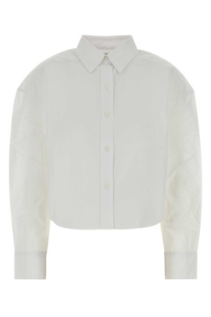 White poplin Crisp oversize shirt CALVIN KLEIN (LV044E170G)