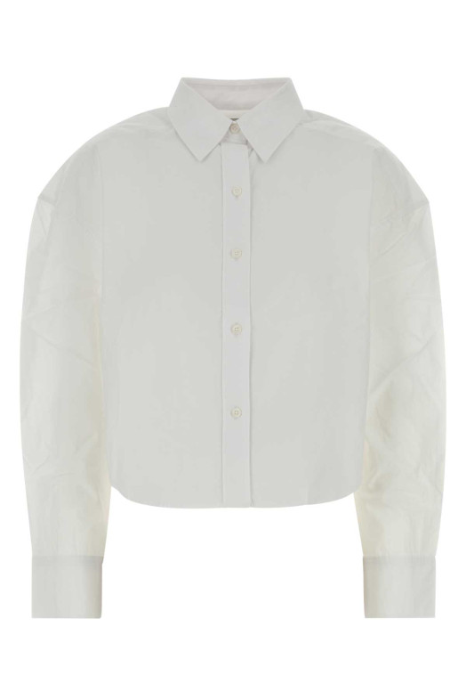 White poplin Crisp oversize shirt CALVIN KLEIN (LV044E170G)