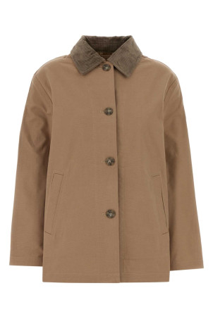 Cappuccino cotton overcoat CALVIN KLEIN (LV044E545G)