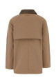Cappuccino cotton overcoat CALVIN KLEIN (LV044E545G)