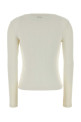Ivory stretch cotton t-shirt CALVIN KLEIN (LV044F212G)