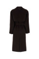 Dark brown wool blend coat CALVIN KLEIN (LV044G509G)