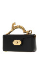 Black leather nano Pencil Cat handbag LANVIN (LWBGBR04SMLEA26)
