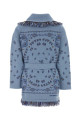 Embroidered wool blend Bandana cardigan Multicolor ALANUI (LWHB064E26KNI0024284)