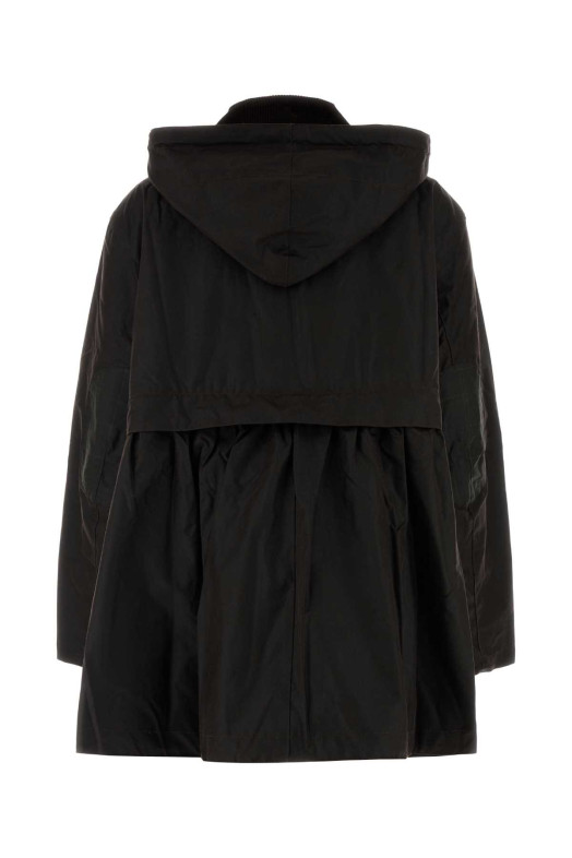 Dark brown cotton Barbour x Ganni jacket BARBOUR X GANNI (LWX1523)