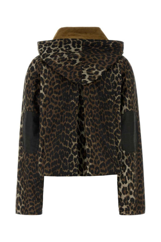 Printed cotton Barbour x Ganni jacket BARBOUR X GANNI (LWX1529)