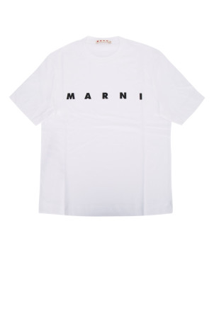 Футболки красного цвета MARNI KIDS (M002MVM00RF)
