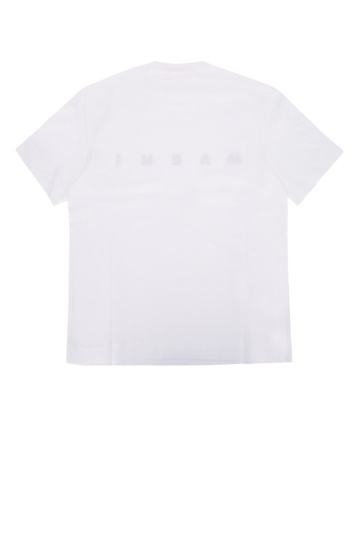 Футболки красного цвета MARNI KIDS (M002MVM00RF)