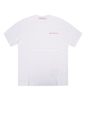 Футболки красного цвета MARNI KIDS (M01415M00RF)