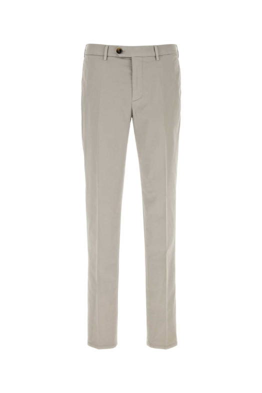 Light grey stretch cotton pant BRUNELLO CUCINELLI (M289LI1770)