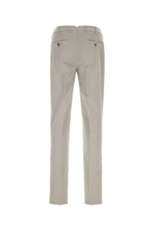 Light grey stretch cotton pant BRUNELLO CUCINELLI (M289LI1770)