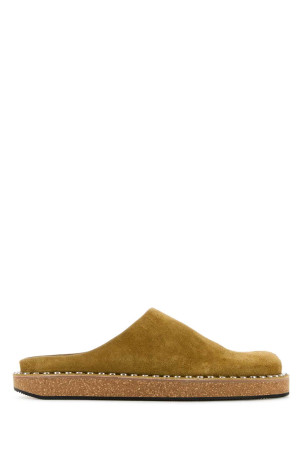 Mustard suede Paula s Ibiza slippers LOEWE PAULA'S IBIZA (M816Q59X22)