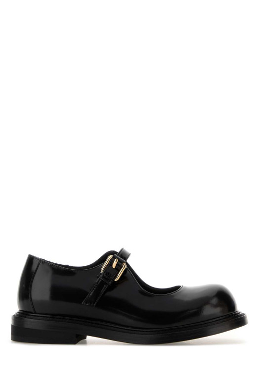 Black leather Olivia ballerinas MOSCHINO (MA10704C1OMJ0)