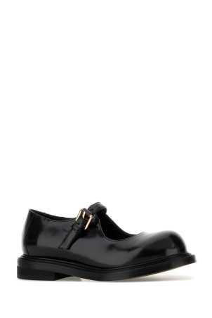 Black leather Olivia ballerinas MOSCHINO (MA10704C1OMJ0)