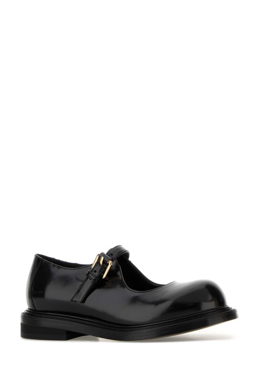 Black leather Olivia ballerinas MOSCHINO (MA10704C1OMJ0)