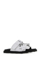 White leather slippers White MOSCHINO (MA28153G1OMF0)