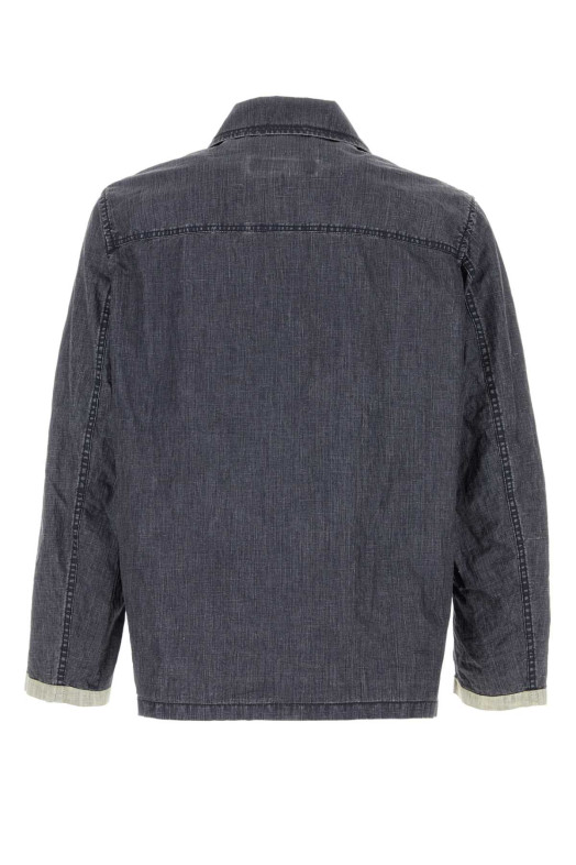 Denim blue linen jacket FAY (MAM1352101TZD2)