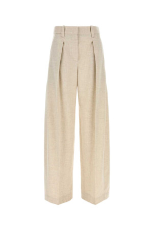 Beige wool blend pant BRUNELLO CUCINELLI (MB162P9307)