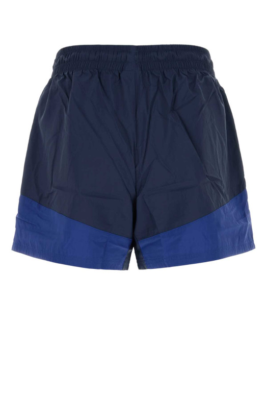 Navy blue nylon bermuda shorts NEW BALANCE (MB6176MRNNY)