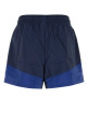 Navy blue nylon bermuda shorts NEW BALANCE (MB6176MRNNY)