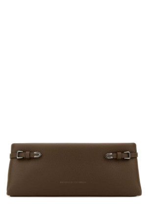 Mud leather clutch BRUNELLO CUCINELLI (MBDKB2785P)