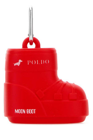 Червоний гумовий диспенсер для сумок для собак Poldo Dog Couture x Moonboot, червоний POLDO DOG COUTURE (MBDS0004)