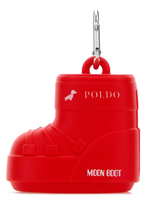 Червоний гумовий диспенсер для сумок для собак Poldo Dog Couture x Moonboot, червоний POLDO DOG COUTURE (MBDS0004)