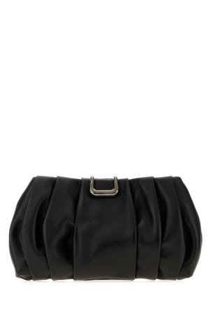 Black leather clutch BRUNELLO CUCINELLI (MBPLB2830P)