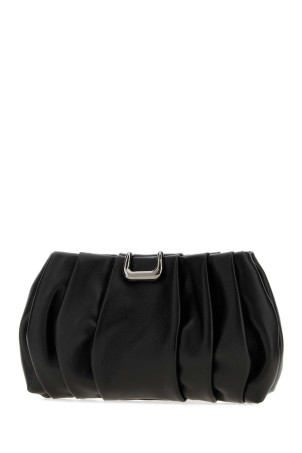 Black leather clutch BRUNELLO CUCINELLI (MBPLB2830P)