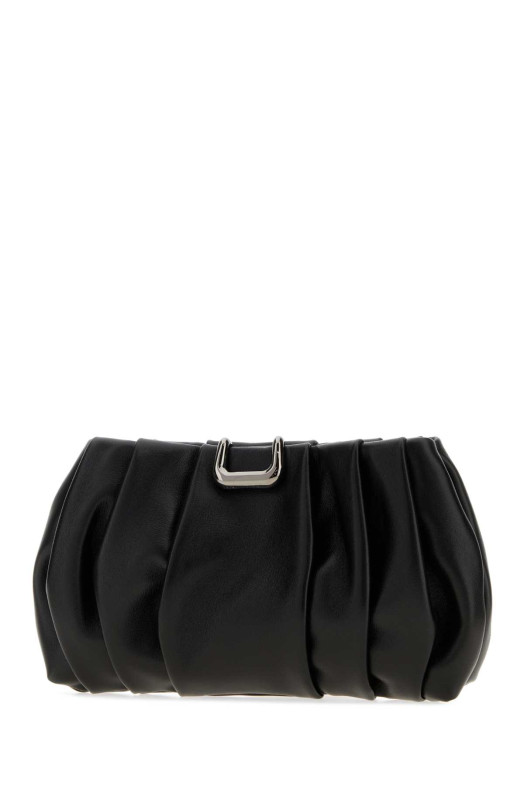 Black leather clutch BRUNELLO CUCINELLI (MBPLB2830P)