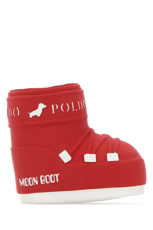 Червона гумова іграшка для собак Poldo Dog Couture x Moonboot, червона POLDO DOG COUTURE (MBTO0003)