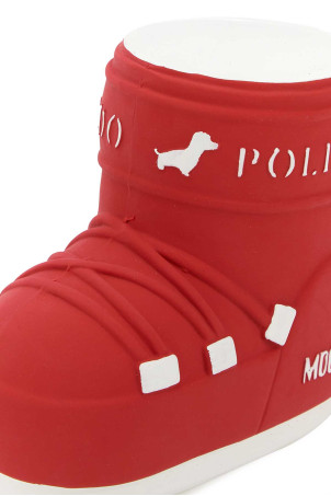 Червона гумова іграшка для собак Poldo Dog Couture x Moonboot, червона POLDO DOG COUTURE (MBTO0003)
