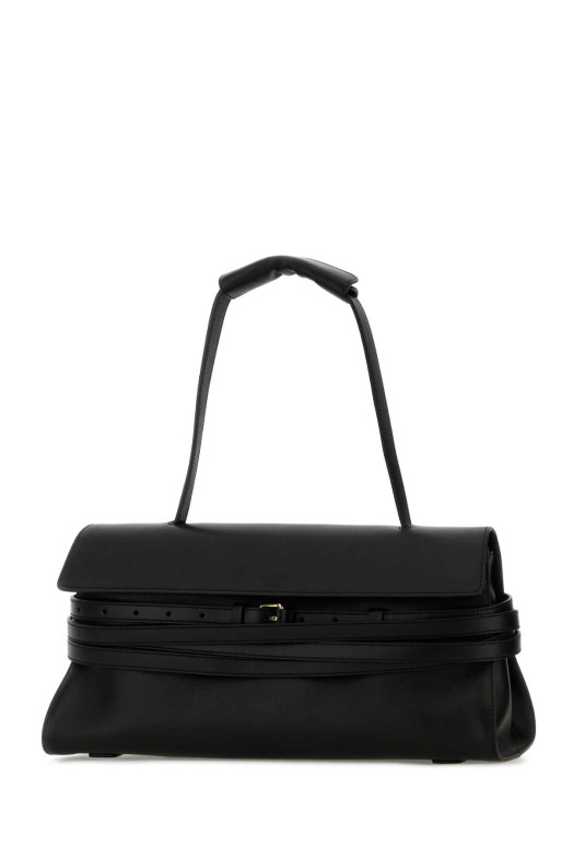 Black nappa leather shoulder bag MOSCHINO (MC4061PP0OOA0)