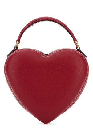 Red nappa leather Love Me Bag handbag Gray MOSCHINO (MC4137PP1OOA0)