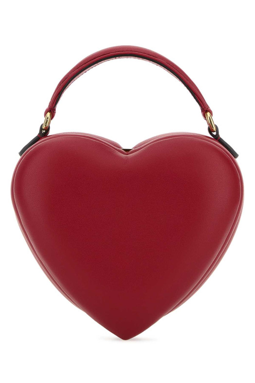 Red nappa leather Love Me Bag handbag Gray MOSCHINO (MC4137PP1OOA0)