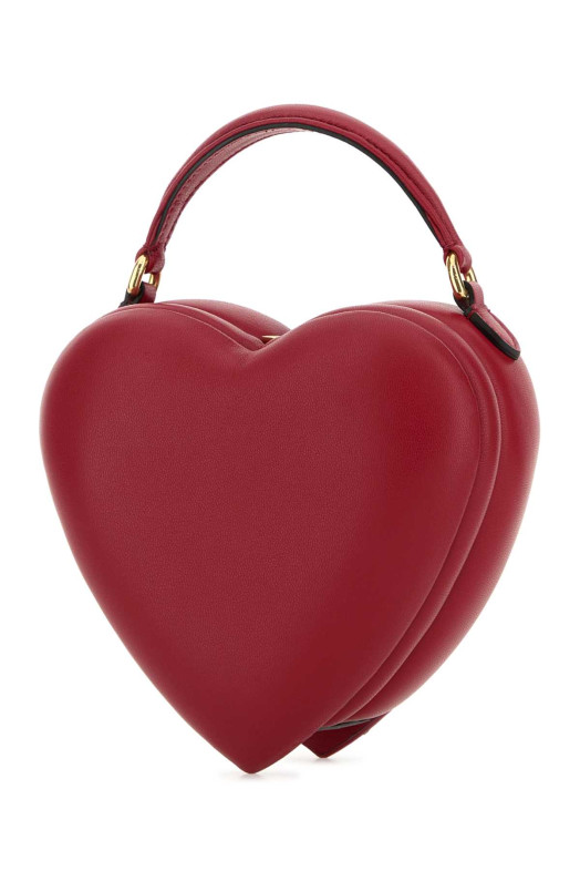 Red nappa leather Love Me Bag handbag Gray MOSCHINO (MC4137PP1OOA0)