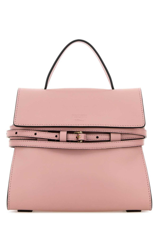 Pink nappa leather small Moschino Tie Me handbag Red MOSCHINO (MC4163PP0OOA0)