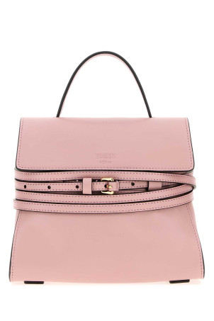 Pink nappa leather small Moschino Tie Me handbag Red MOSCHINO (MC4163PP1POA0)