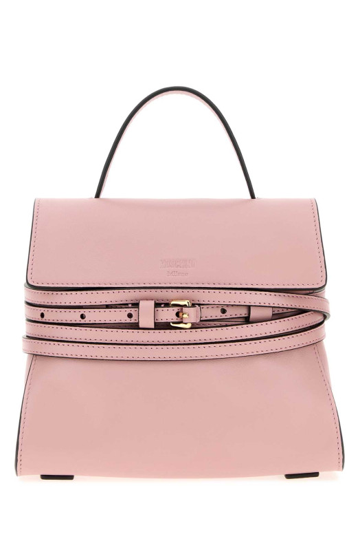 Pink nappa leather small Moschino Tie Me handbag Red MOSCHINO (MC4163PP1POA0)