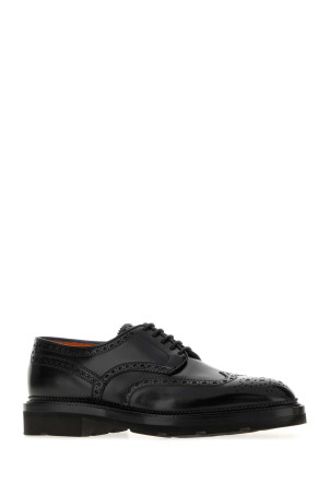 Black leather Emil lace-up shoes SANTONI (MCCO15761JL4GNTG)