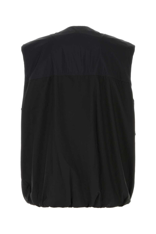 Black cotton blend vest TATRAS (MCKZ0253030528)