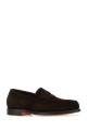 Dark brown suede Gunter loafers SANTONI (MCQU18143PD5SRVR)