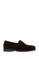 Dark brown suede Quentin loafers SANTONI (MCQU19341JI6MVOR)
