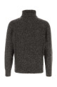 Melange dark grey cashmere blend sweater BRUNELLO CUCINELLI (MET302103)