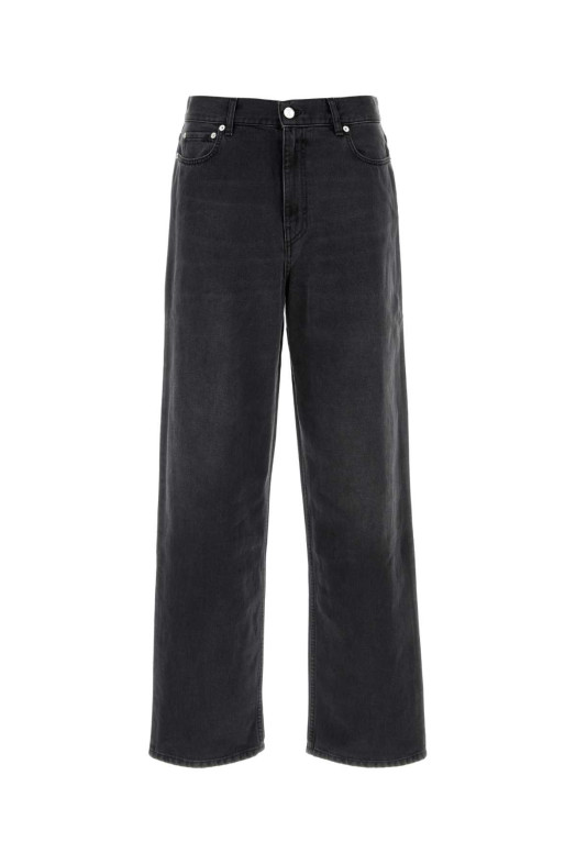 Black denim jeans SEFR (MFW24WIDECUTCRE)